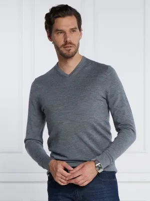 Calvin Klein Wełniany sweter SUPERIOR | Slim Fit