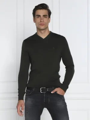 Calvin Klein Wełniany sweter SUPERIOR | Slim Fit