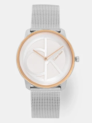 Calvin Klein zegarek damski kolor srebrny 25200033