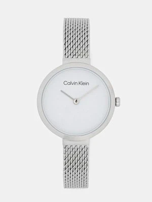 Calvin Klein zegarek damski kolor srebrny 25200082