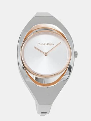 Calvin Klein zegarek damski kolor srebrny 25200424