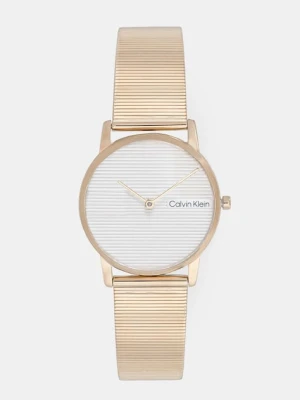 Calvin Klein zegarek damski kolor złoty 25100035