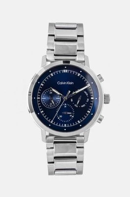 Calvin Klein zegarek męski kolor srebrny 25200063