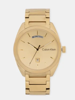 Calvin Klein zegarek męski kolor złoty 25200447