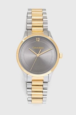 Calvin Klein zegarek męski kolor złoty