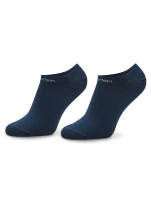 Calvin Klein Zestaw 2 par niskich skarpet damskich 701218774 Granatowy