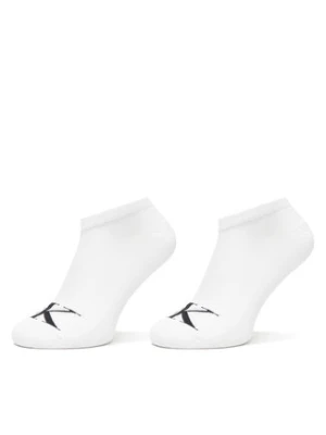 Calvin Klein Zestaw 2 par niskich skarpet męskich 701228807 Biały