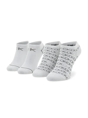 Calvin Klein Zestaw 2 par stopek damskich 701218779 Biały