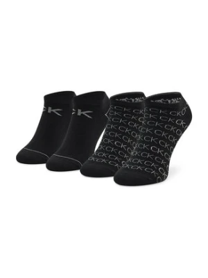 Calvin Klein Zestaw 2 par stopek damskich 701218779 Czarny