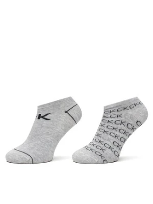 Calvin Klein Zestaw 2 par stopek damskich 701218779 Szary