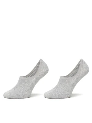 Calvin Klein Zestaw 2 par stopek damskich 701228801 Szary