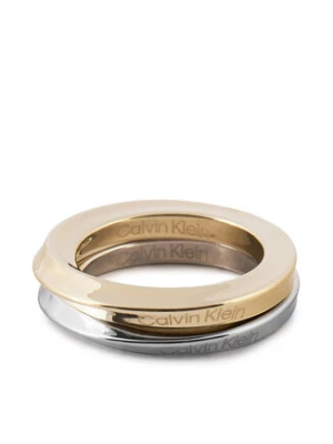 Calvin Klein Zestaw 2 pierścionków 35000330E Srebrny