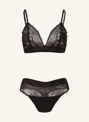 Calvin Klein Zestaw Modern Lace: Biustonosz Trójkątny I Strngi schwarz