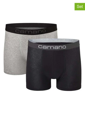 camano Bokserki (2 pary) w kolorze czarno-szarym rozmiar: L