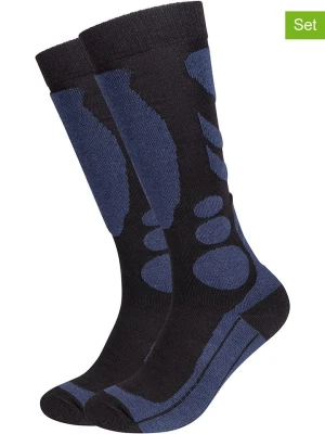 camano Podkolanówki (2 pary) w kolorze czarno-granatowym rozmiar: 39-42