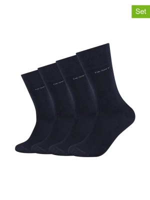 camano Skarpety (4 pary) w kolorze granatowym rozmiar: 39-42