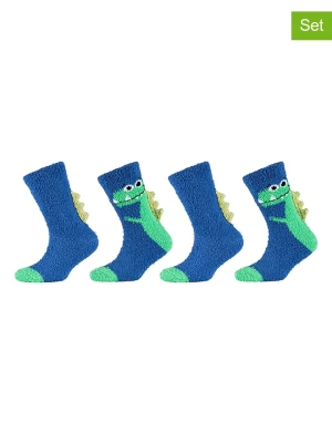 camano Skarpety (4 pary) w kolorze niebiesko-zielonym rozmiar: 35-38