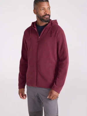 Camber II - męska zapinana na zamek bluza z kapturem - Grey Mountain Warehouse