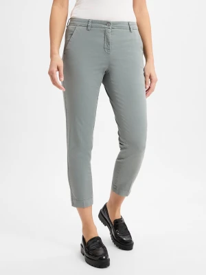 Cambio Chino Kobiety Bawełna szary jednolity,