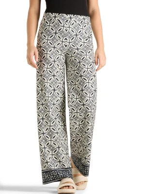 Cambio Damskie spodnie materiałowe - Allison Kobiety Sztuczne włókno niebieski,