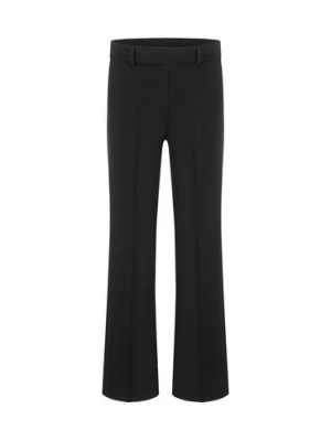 Cambio Damskie spodnie z dżerseju - Francoise Kobiety czarny jednolity,