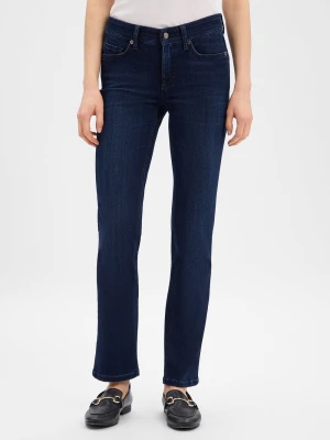 Cambio Dżinsy - Piper długie Kobiety Sztuczne włókno niebieski jednolity,