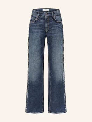 Cambio Jeansy Aimee Z Ćwiekami blau