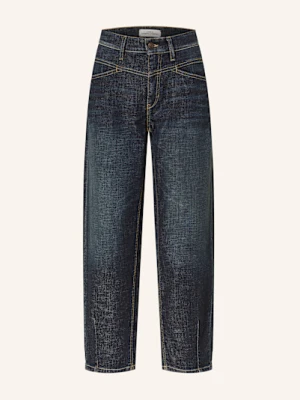 Cambio Jeansy Cropped Elin blau