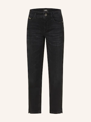 Cambio Jeansy Cropped Piper Short schwarz