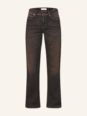 Cambio Jeansy Flare Paris braun