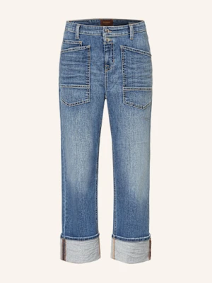 Cambio Jeansy Giuli Z Ćwiekami blau