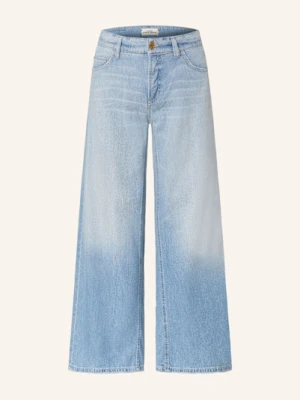 Cambio Jeansy Straight Palazzo blau