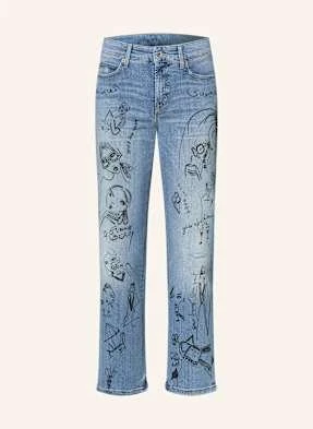 Cambio Jeansy Straight Paris blau
