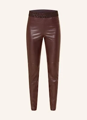 Cambio Legginsy Randa Z Imitacji Skóry rot