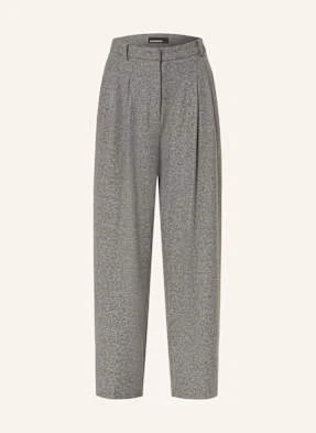 Cambio Spodnie 7/8 Emilie Z Flaneli grau