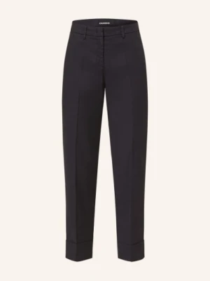 Cambio Spodnie 7/8 Krystal Z Dodatkiem Lnu blau