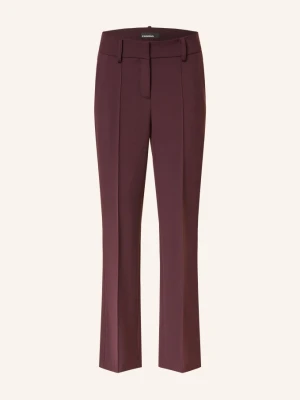 Cambio Spodnie Bootcut Farah rot CIEMNOCZERWONY