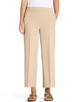 Cambio Spodnie - Cameron Kobiety Sztuczne włókno beżowy jednolity,