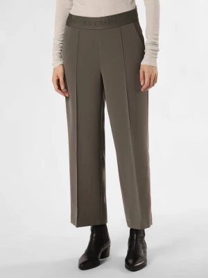 Cambio Spodnie - Cameron Kobiety Sztuczne włókno szary|zielony jednolity,