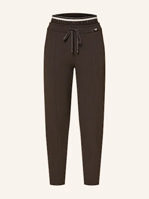 Cambio Spodnie Eden W Stylu Dresowym braun