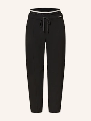 Cambio Spodnie Eden W Stylu Dresowym schwarz