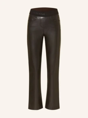 Cambio Spódnie Felice Z Imitacji Skóry braun