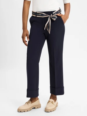 Cambio Spodnie - Francja Kobiety Sztuczne włókno niebieski jednolity,