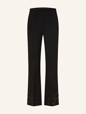 Cambio Spodnie Francoise Z Cekinami schwarz