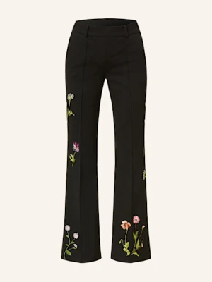 Cambio Spodnie Francoise Z Haftami schwarz