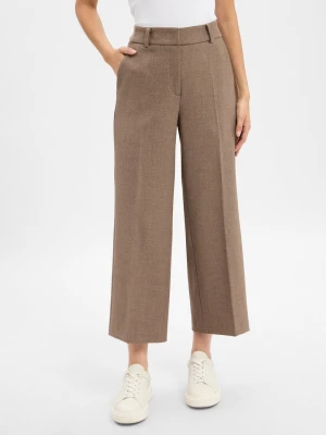 Cambio Spodnie - Kalifornia Kobiety Sztuczne włókno brązowy jednolity,