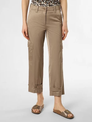 Cambio Spodnie - Kalla Kobiety Bawełna brązowy jednolity,