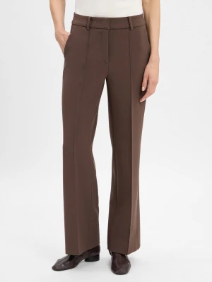 Cambio Spodnie Kobiety brązowy jednolity,