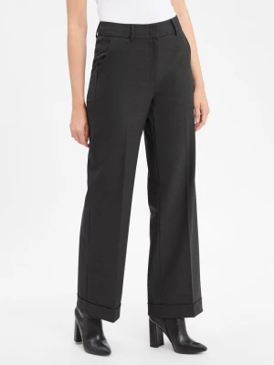 Cambio Spodnie Kobiety szary jednolity,