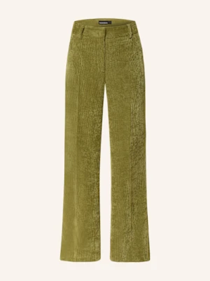 Cambio Spodnie Marlena Amelie Ze Sztruksu gruen